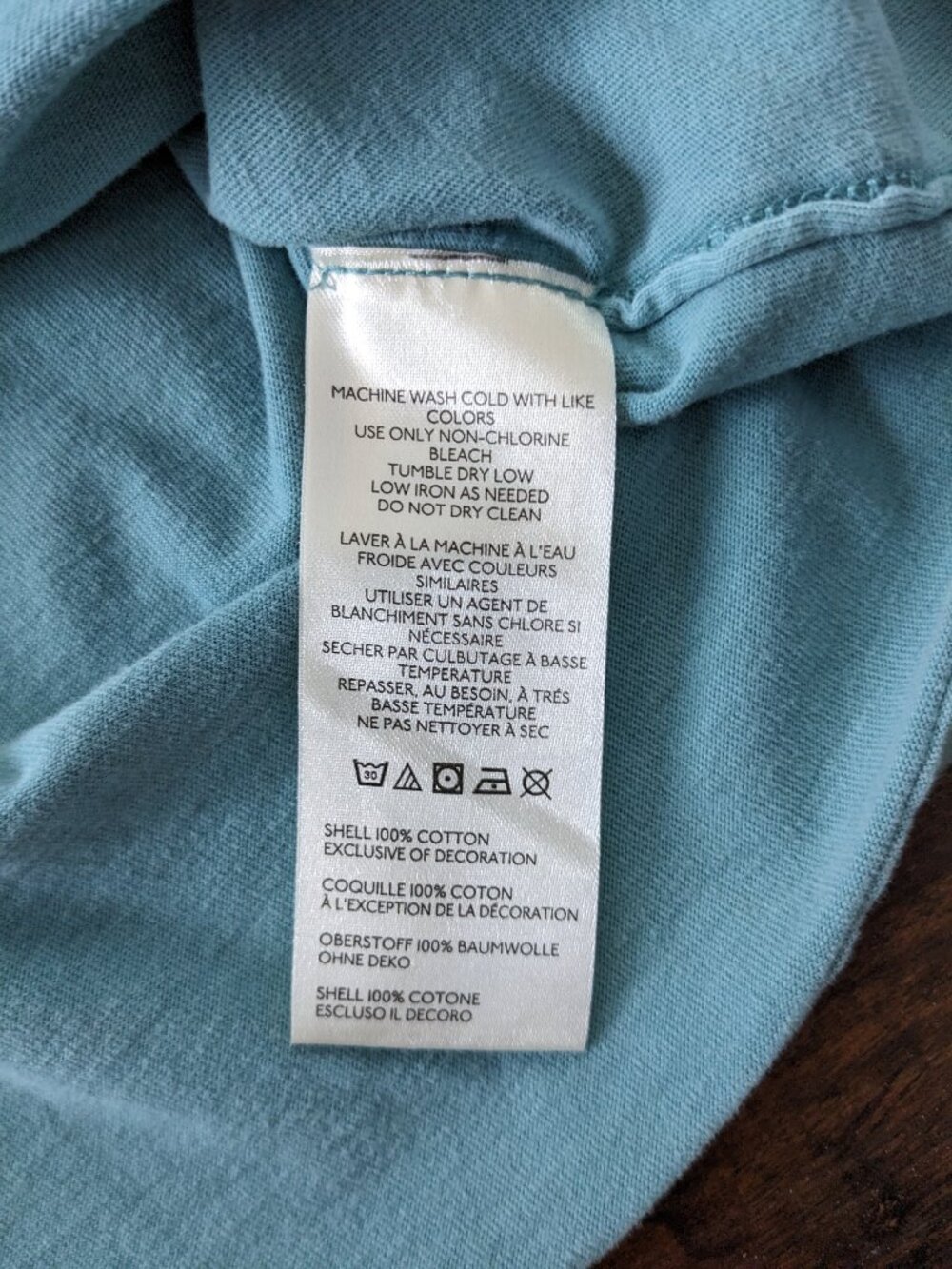 FREE PEOPLE We The Free Everyday Tee SM Mineral Blue - Picture 4 of 8
